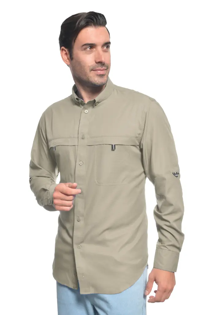 CAMISA PESCADORA MANGA LARGA 2XL-3XL